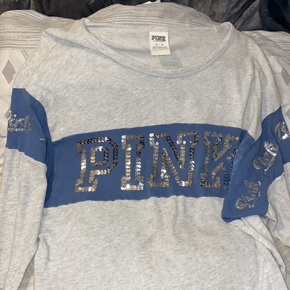 Victoria secret pink mid sleeve top - Picture 2 of 3